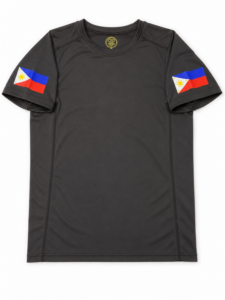 Philippines Flag Compression Tee - Black
