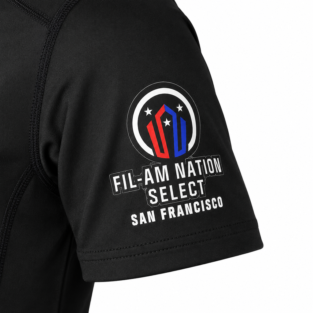Fil-Am Nation Select SF Black Compression Tee - Image 2
