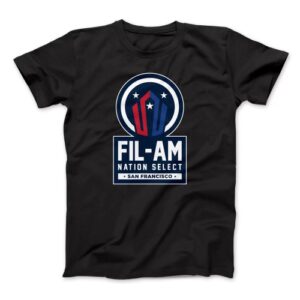 Fil-Am Nation Select SF Soft Black Tee