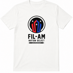 Fil-Am Nation Select SF Soft White Tee