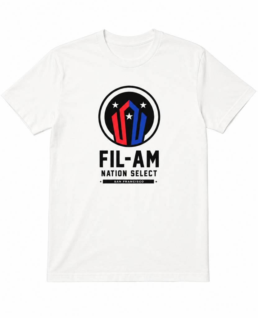 Fil-Am Nation Select SF Soft White Tee