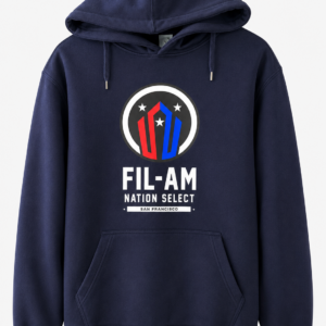 Fil-Am Nation Select SF Hooded Sweatshirt (Navy)
