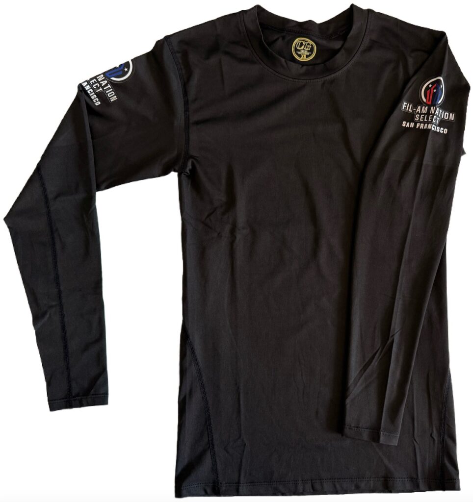 Fil-Am Nation Select SF Black Compression Long Sleeve