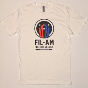 Fil-Am Nation Select SF Soft White Tee