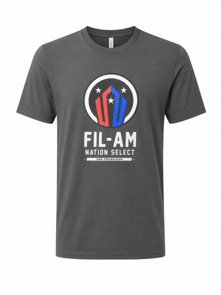 Fil-Am Nation Select SF Soft Gray Tee