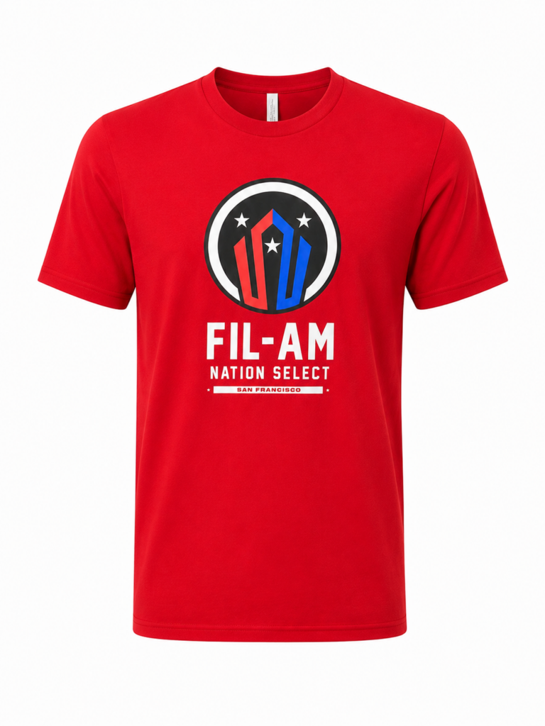 Fil-Am Nation Select SF Soft Red Tee