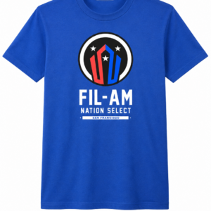 Fil-Am Nation Select SF Soft Blue Tee