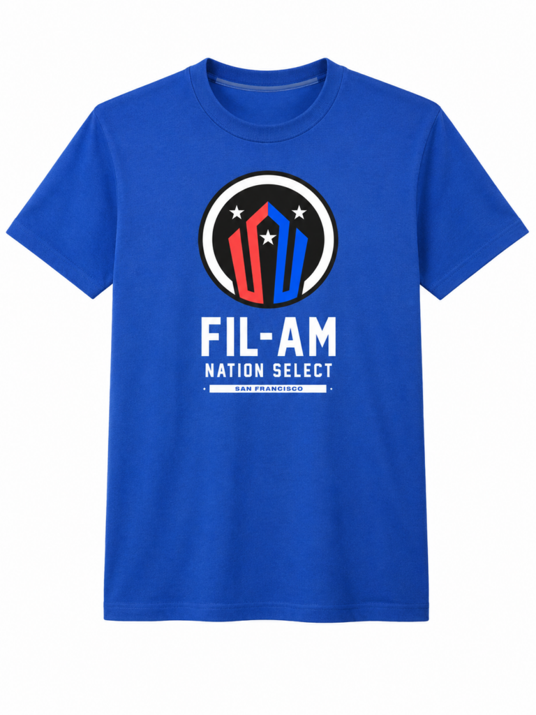 Fil-Am Nation Select SF Soft Blue Tee
